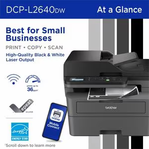 Brother DCP-L2640DW  Wireless Laser Multifunction Copier/Printer/Scanner